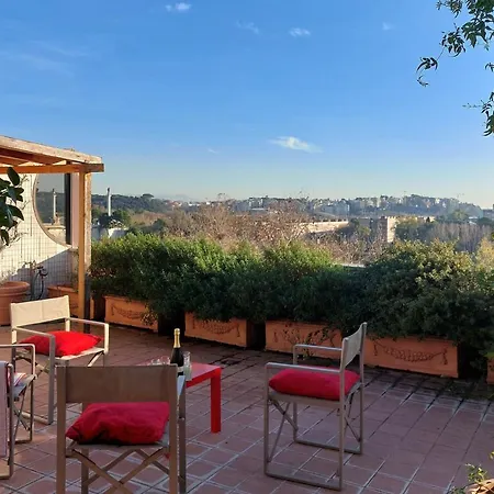 Beautiful Loft In Ponte Milvio With Terrace Apartment *