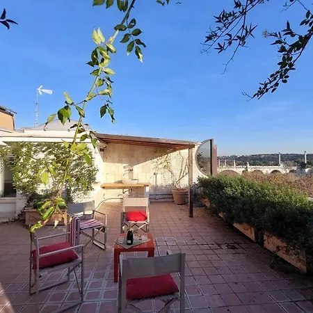 Beautiful Loft In Ponte Milvio With Terrace Appartement *