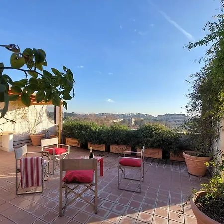 Beautiful Loft In Ponte Milvio With Terrace Apartment