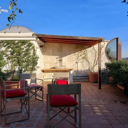 Beautiful Loft In Ponte Milvio With Terrace Apartment *