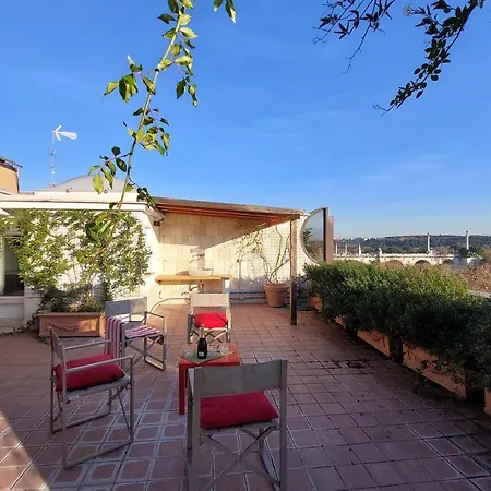 Beautiful Loft In Ponte Milvio With Terrace Apartment