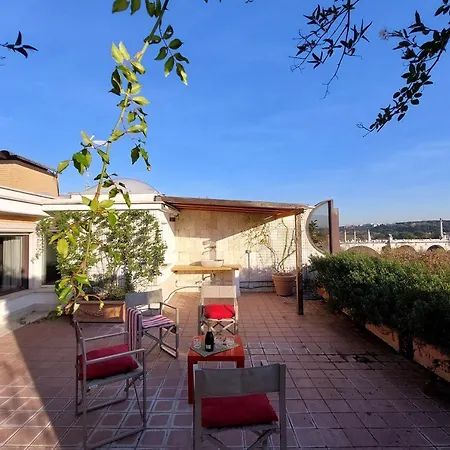 Apartment Beautiful Loft In Ponte Milvio With Terrace Rome