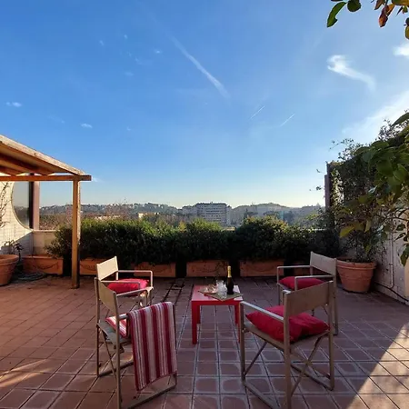 Beautiful Loft In Ponte Milvio With Terrace Appartement Rome
