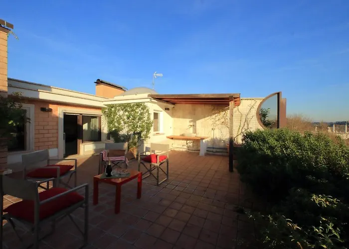 Apartment Beautiful Loft In Ponte Milvio With Terrace *