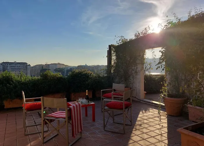 Beautiful Loft In Ponte Milvio With Terrace Apartment *