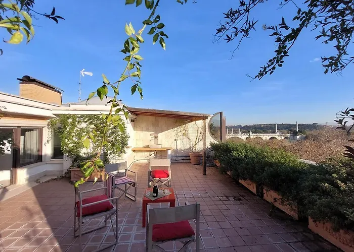 Beautiful Loft In Ponte Milvio With Terrace Apartment *