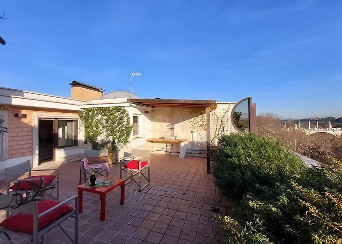 Beautiful Loft In Ponte Milvio With Terrace * Rome