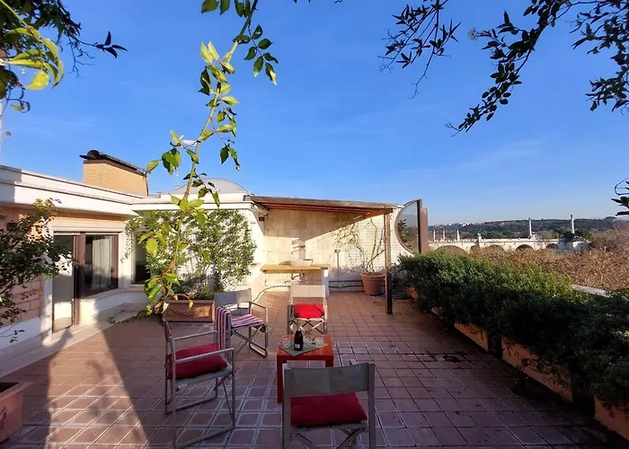 Apartment Beautiful Loft In Ponte Milvio With Terrace Rome