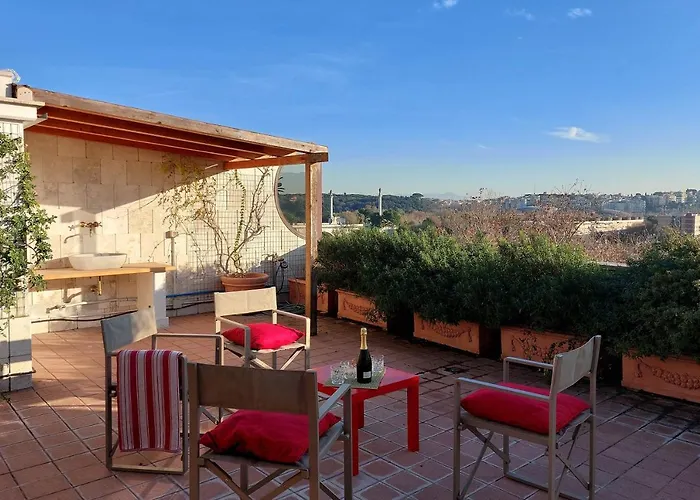 Apartment Beautiful Loft In Ponte Milvio With Terrace *