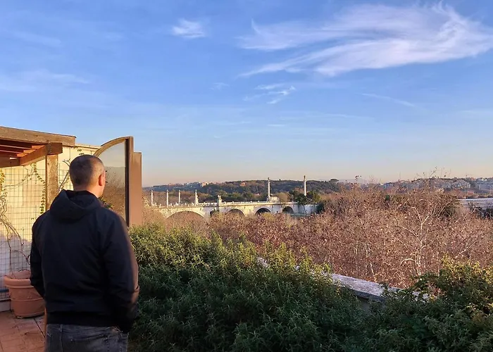Apartment Beautiful Loft In Ponte Milvio With Terrace Rome