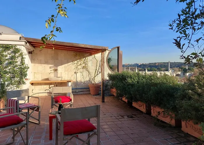 Beautiful Loft In Ponte Milvio With Terrace Apartment